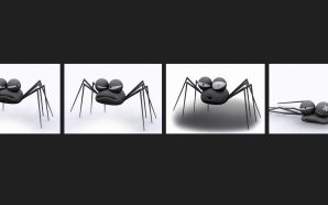 3D spider wallpaper