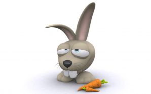 Rabbit 3D digital art