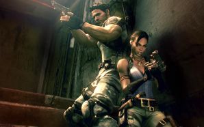 Sheva Alomar and Chris Redfield in Resident Evil 5