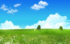 Free summer fantasy landscape for desktop wallpaper