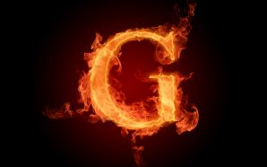 The fiery English alphabet picture G