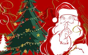 Christmas tree & Santa Claus