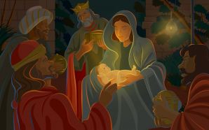 25 19 *1 0 Illustration - Nativity scene - The Birth of Jesus