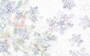 54 Romantic snow flakes & Christmas baubles