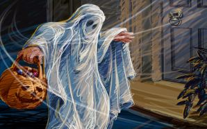 14 Halloween Ghost picture - Halloween illustration