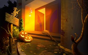 27 Jack-o-lantern Wallpaper - Halloween Art illustration