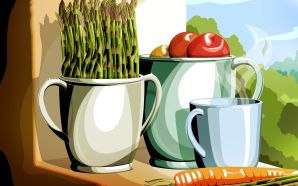 PSD Food illustrations 3167 fruit and vegetables