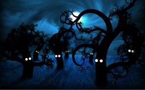 Free Haunted Forest wallpaper