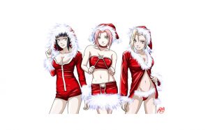 Free Anime Christmas Girl wallpaper