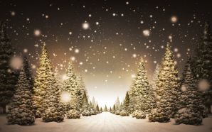 Free Charming White Christmas wallpaper