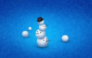 Free 3D Snowman wallpaper