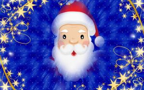Free Adorable Santa Claus Image wallpaper
