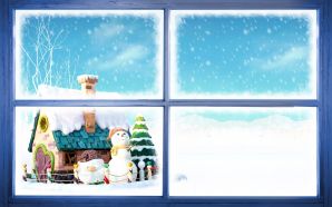 Free Funny Cartoon Christmas Desktop Wallpaper wallpaper