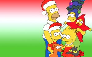 Free Simpsons Christmas Picture wallpaper