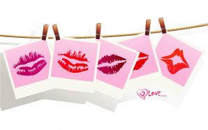 Free Valentine's Kiss wallpaper