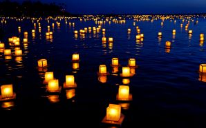 Wallpaper Festival of Lights - Floating Lanterns