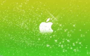 Apple Inc Wallpaper - apple green stars