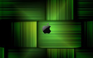 Apple Inc Wallpaper - Green Cube Apple