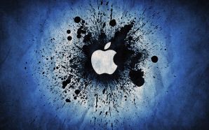Apple Inc Wallpaper - BlueBlack Apple