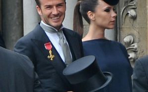 David Beckham and Victoria in The Royal Wedding
