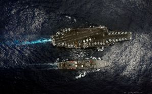 Military boats - USS Kitty Hawk