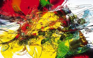 colorful abstract effect of glass and shards da046061a
