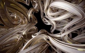 3D Abstract Curve Wallpaper