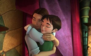 Rick (voiced by Freddie Prinze, Jr.) and Ella (voice by Sarah Michelle Gellar) in HAPPILY N'EVER AFTER.