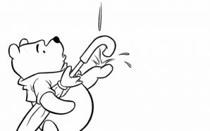 bear coloring page pooh winnie