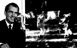 Nixon Telephones Armstrong on the Moon