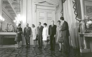 Apollo 11 Astronaust Welcomed to Royal Palace in Brussels, Belgium