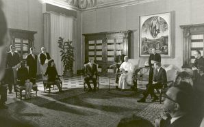 Apollo 11 Astronauts Receive a Papal Audience by Pope Paul VI