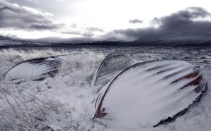 HDR Iceland Landscape Drydocked for the Winter