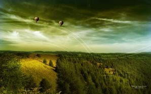 landscape photo manipulation Valley of Dreamers