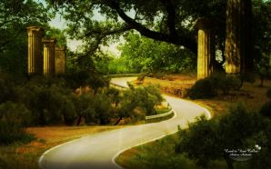 landscape photo manipulation Road to Vena Callus