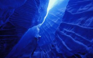Ice Cave Spencer Glacier Alaska wallpaper