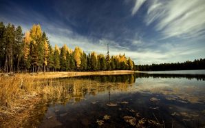 Autumn Free Wallpaper - Autumn Lake