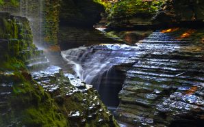 Waterfalls Free Wallpaper - Watkins Glen State Park