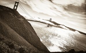 Beautiful Bridges wallpaper free - A view of Golden Gate Bridge