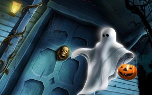 Free 2010 Halloween Ghost wallpaper