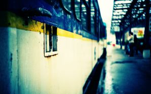Lomography the train to entrevaux