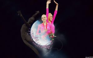 Nastia Liukin in Pink Gym Wear