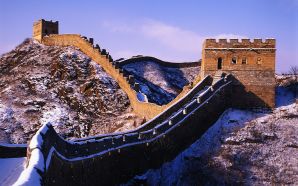 Snow on the Great Wall, China