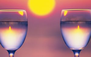 Two Wine Glass Sunset