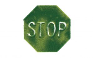 npeace symbols ecologycal stop sign