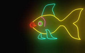Neon wallpaper - Neon Fish