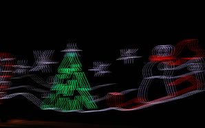 Neon wallpaper - Christmas Lights
