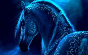 Horse wallpaper - The Soul Blue