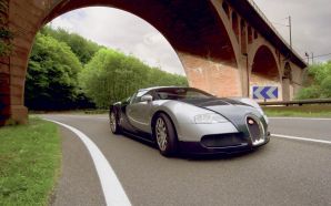 Bugatti Veyron Under Bridge
