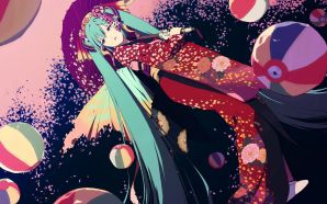 Hatsune free desktop wallpaper